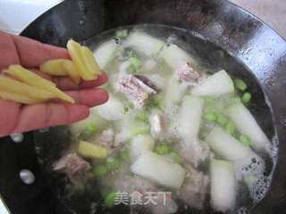 毛豆冬瓜排骨汤的做法步骤:11