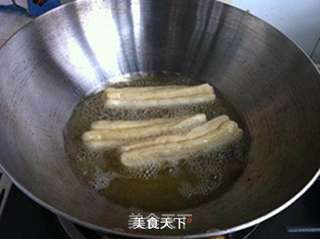 自发面粉鸡蛋油条的做法步骤:9