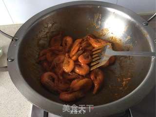 【酸甜开胃虾】的做法步骤:17
