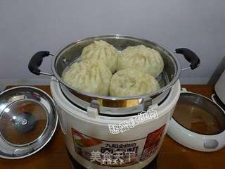 全麦野菜馅儿包子的做法步骤:17