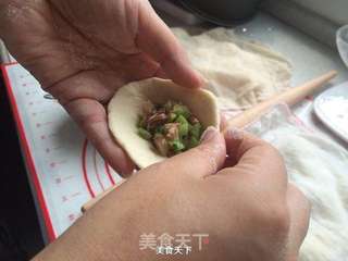 卤肉豆角包子的做法步骤:13