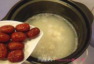 红枣薏仁山药粥的做法步骤:5