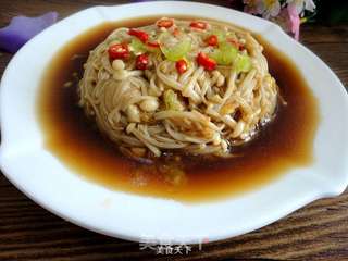 #炝拌金针菇的做法图解11