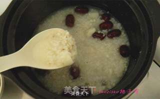 红枣薏仁山药粥的做法步骤:6