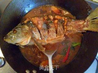 红烧鲤鱼的做法步骤:4