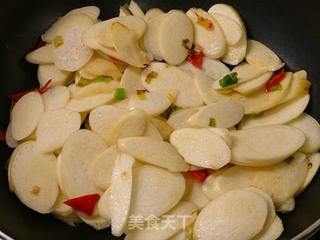茭笋咸蛋 ☆咸蛋炒蔬 1的做法步骤:4