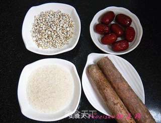 红枣薏仁山药粥的做法步骤：1