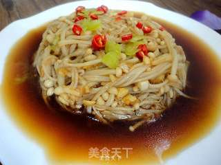 #炝拌金针菇的做法图解12