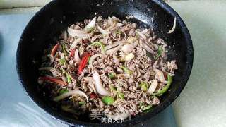 爆炒肥牛的做法步骤:8