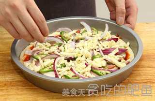 美味香菇培根披萨的做法步骤:6