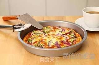 美味香菇培根披萨的做法步骤:8