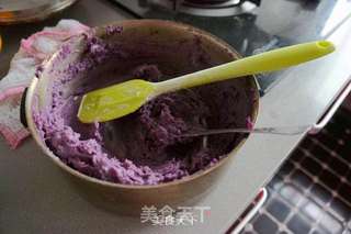 香蕉紫薯糯米糍的做法步骤:5