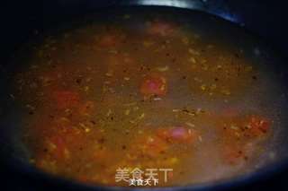 西红柿疙瘩汤的做法步骤:11