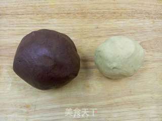 卡哇伊熊猫饼干的做法步骤:6