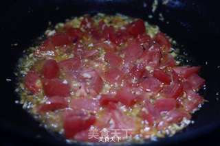 西红柿疙瘩汤的做法步骤:9