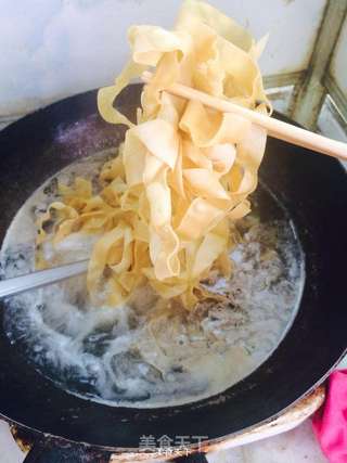 鸡汁豆皮的做法步骤:6