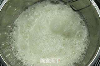 巧克力豆大米戚风蛋糕的做法步骤:4