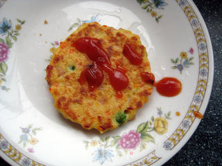 豆渣小煎饼——万能早餐饼的做法步骤:13