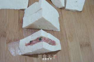 煎酿豆腐夹的做法步骤:6