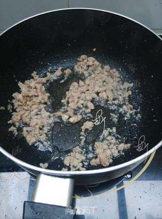 蒜泥肉末烤茄子的做法步骤:4