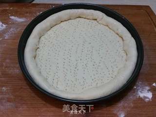 腊肉比萨的做法步骤:9