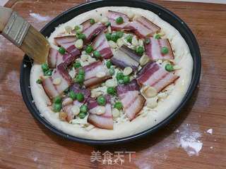 腊肉比萨的做法步骤:14