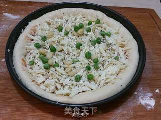 腊肉比萨的做法步骤:12