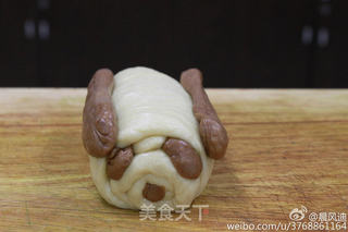 萌萌哒—熊猫面包的做法步骤:5