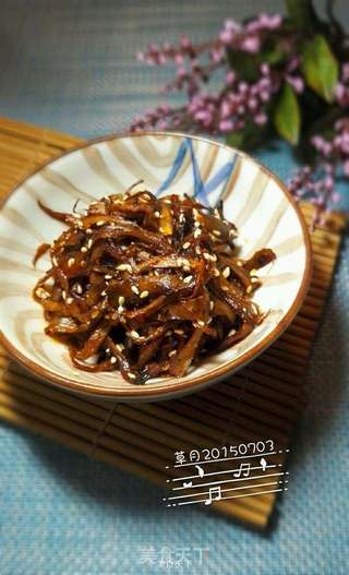 干煸牛蒡丝的做法步骤:5