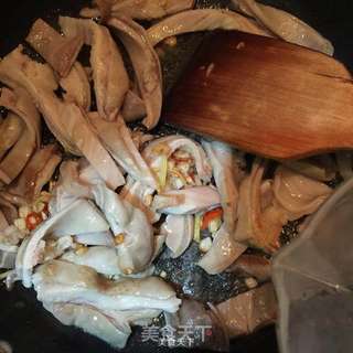 爆炒肚丝的做法步骤:5