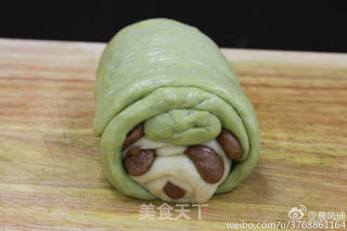 萌萌哒—熊猫面包的做法步骤:7