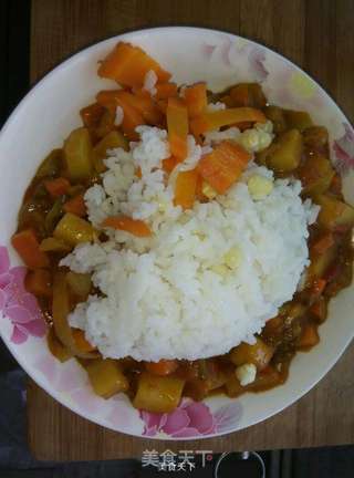 咖喱猪肉饭的做法步骤:16