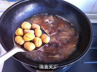 板栗烧排骨的做法步骤:8