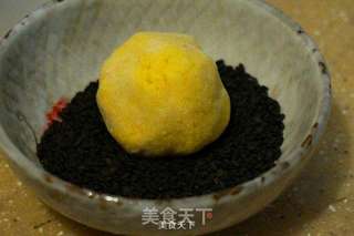 手作豆沙南瓜饼的做法步骤:8