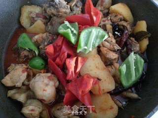 大盘鸡的做法步骤:8