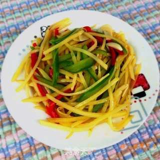清炒土豆丝(微辣版)的做法步骤:10