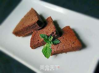 可可戚风的做法步骤:17