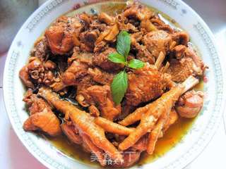 紫苏路边荆炒鸡的做法步骤:7