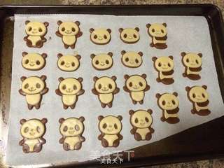 熊猫饼干的做法步骤:8