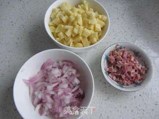 培根土豆浓汤的做法步骤:2