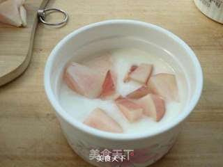 鲜桃酸奶盆栽的做法步骤:8