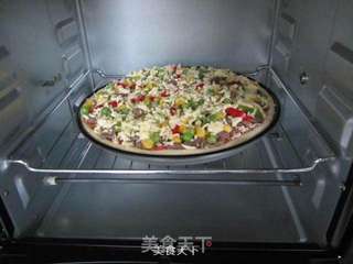 牛肉薄底披萨的做法步骤:19