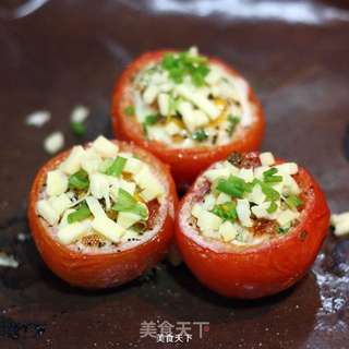 经典美味创新做-----焗烤番茄蛋的做法步骤:8