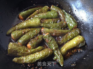 油焖尖椒的做法步骤:15