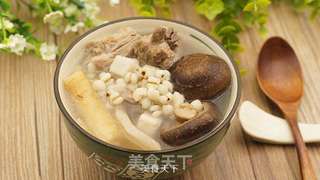 淮山茯苓薏米去湿暖胃汤的做法步骤:8