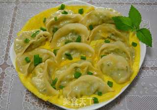 蛋皮煎饺的做法步骤:9