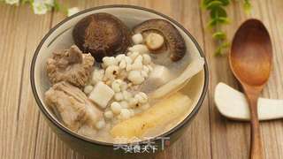淮山茯苓薏米去湿暖胃汤的做法步骤:6