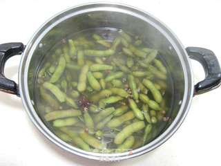 盐水毛豆的做法步骤:6