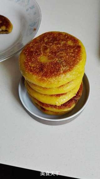红薯糯米豆沙饼的做法步骤:8