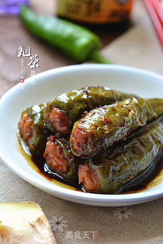 油焖尖椒的做法步骤:16